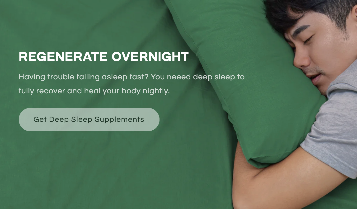 Deep Supplement Natural Sleep Aid Reset your sleep & recover fast