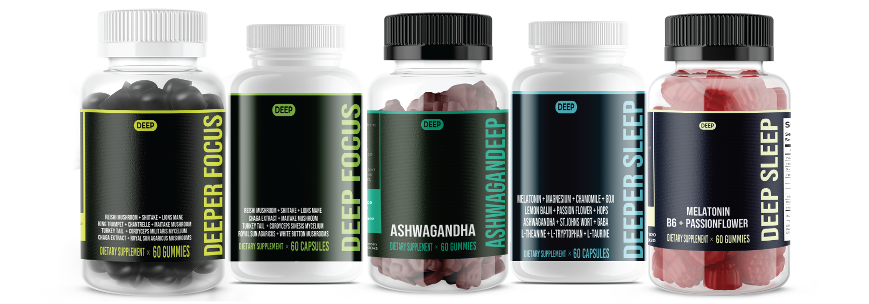 The Deep Space Bundle : 5 Regenerative Supplements