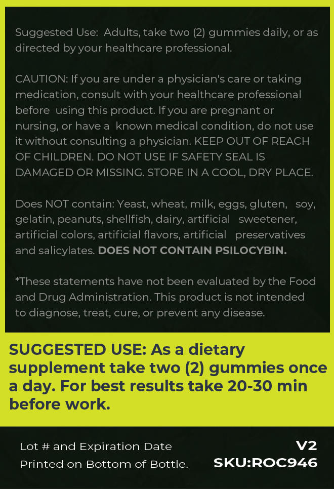 Deeper Focus Gummies : Adaptogenic Mushrooms - Deep Supplement