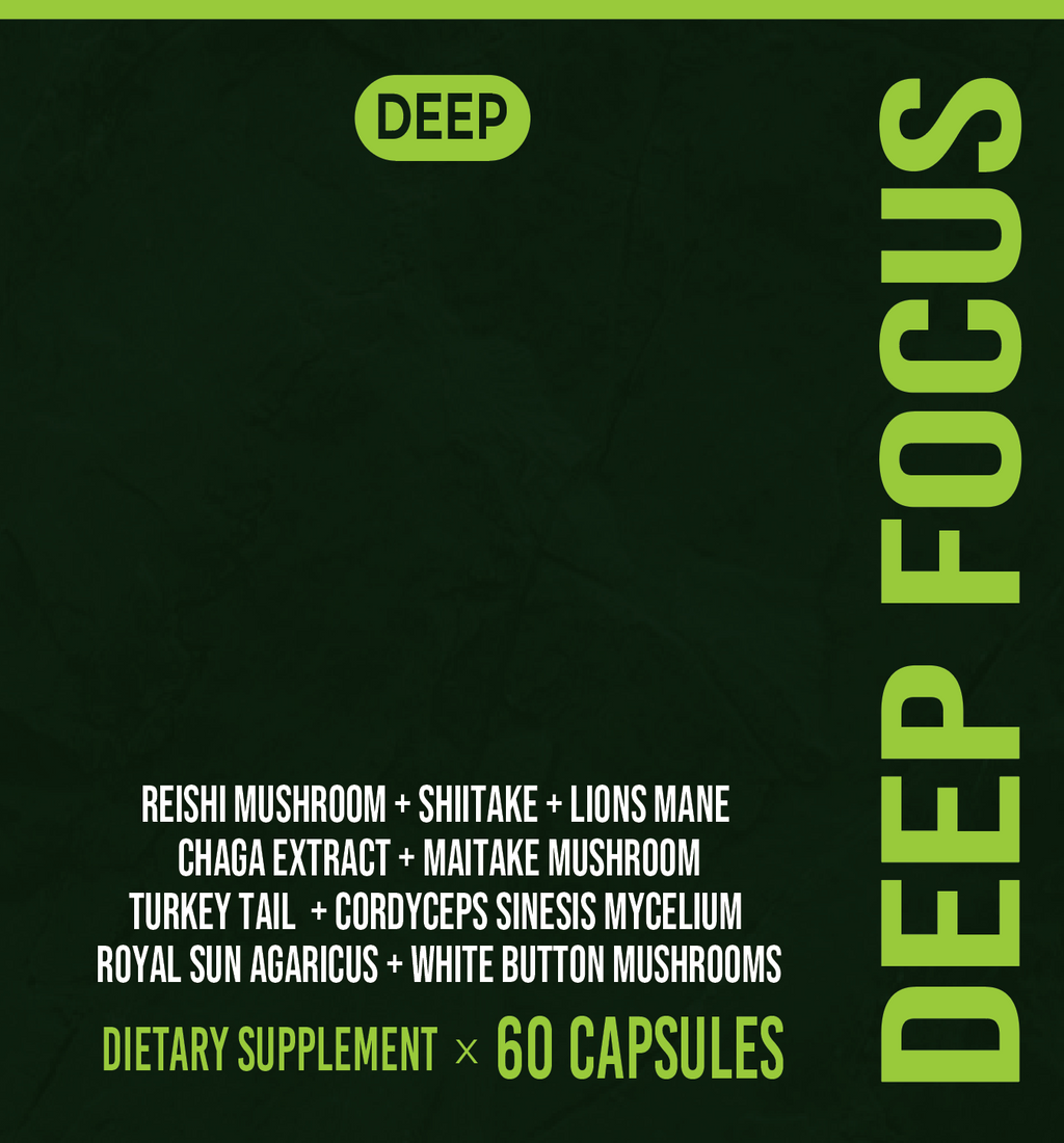Deep Focus Capsules : Adaptogenic Mushrooms