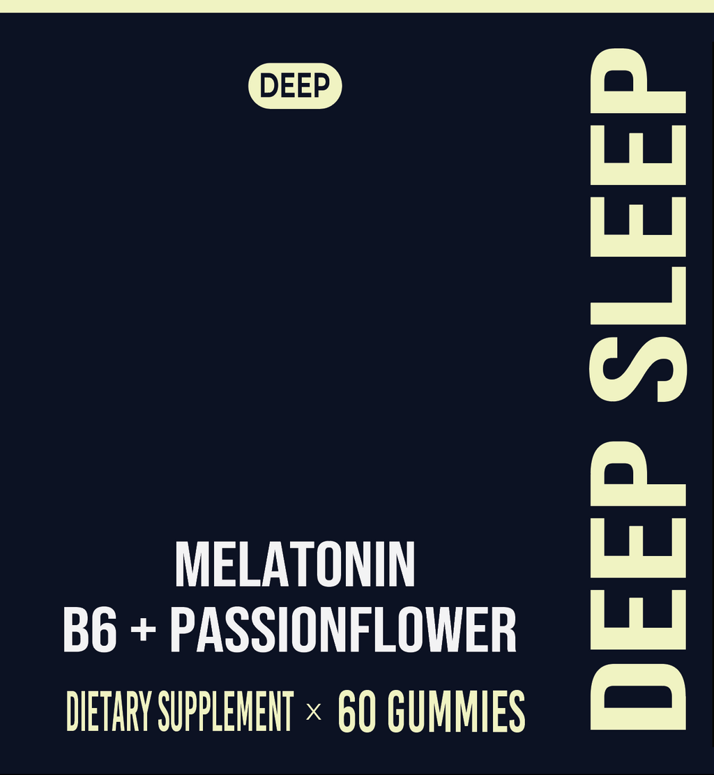 Deep Sleep Gummies : 2mg Melatonin + B6 + Passionflower