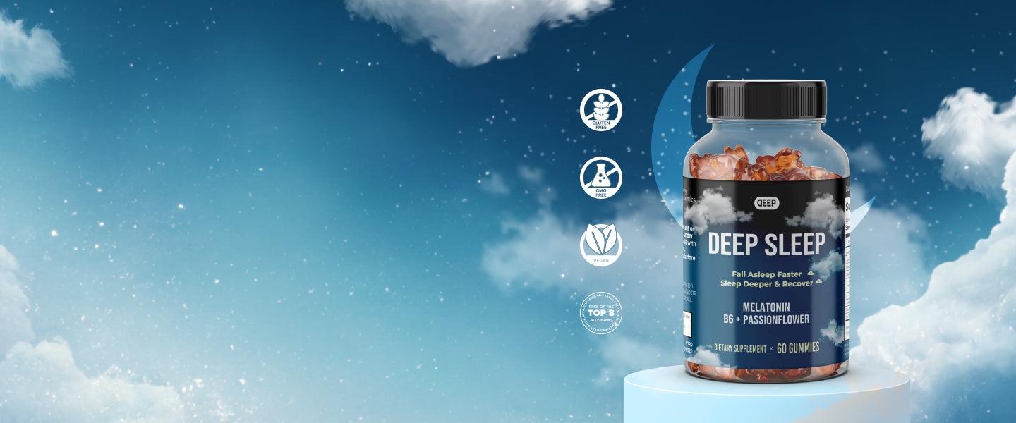 Deep Supplement : Natural Sleep Aid - Reset your sleep & recover fast