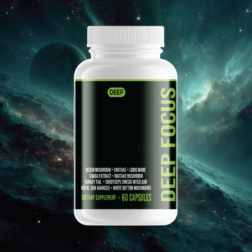 Deep Focus Capsules : Adaptogenic Mushrooms