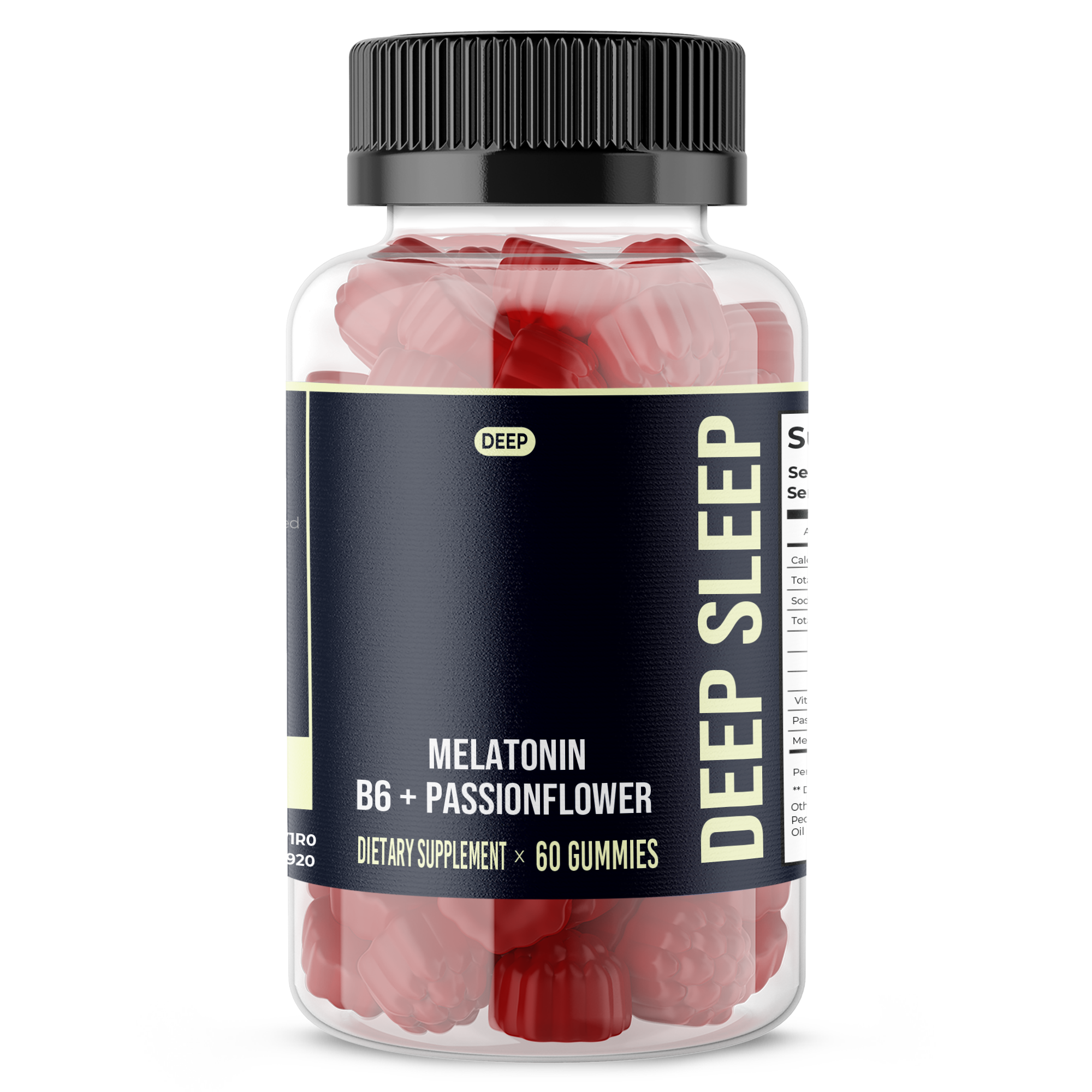 Deep Sleep Gummies : 2mg Melatonin + B6 + Passionflower