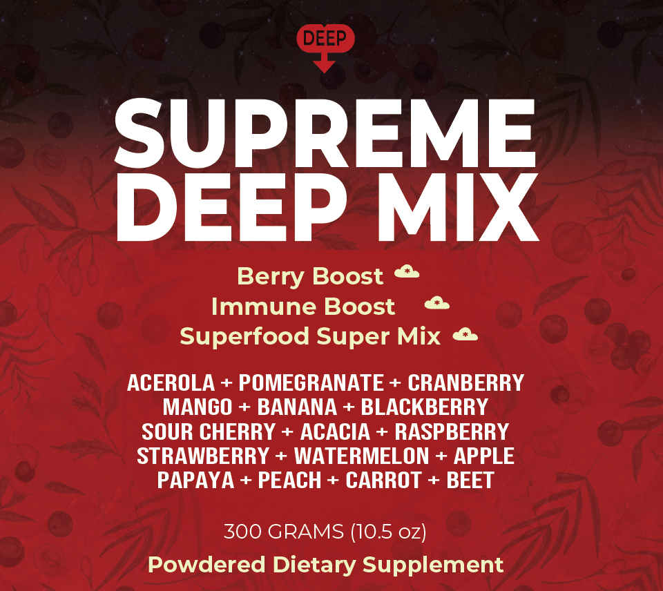 Supreme Deep Mix : Powdered Super Food & Super Fruit Drink - Deep Supplement